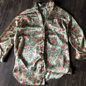 Gold label vintage Victoria Secret L button shirt